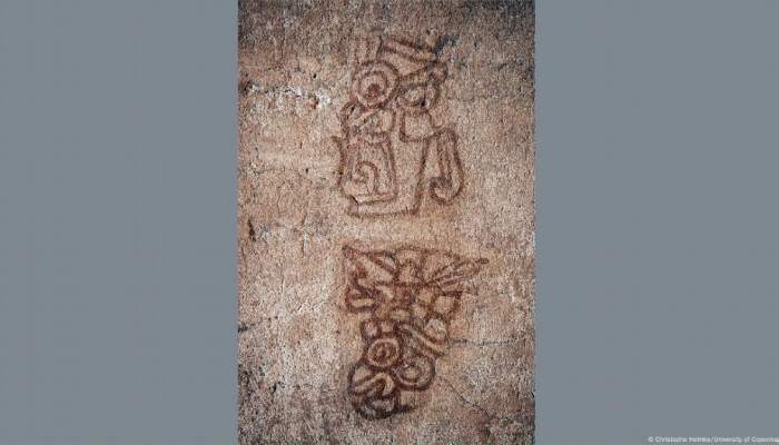 Teotihuacán: glyphs found in archaeological zone