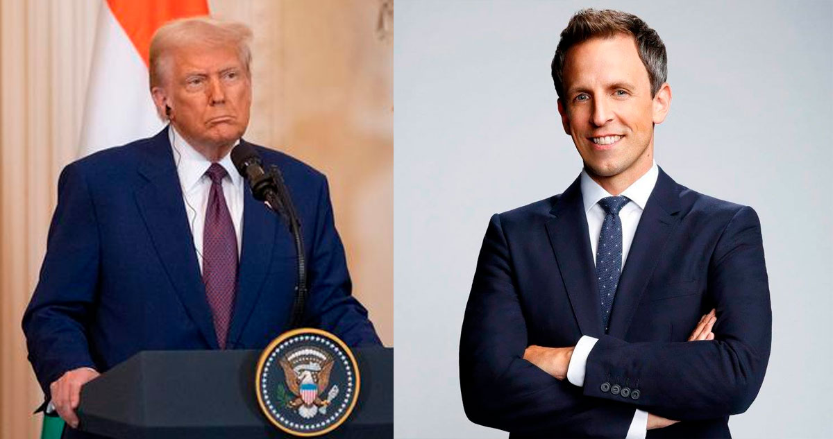 Trump exige a NBC el despido de Seth Meyers