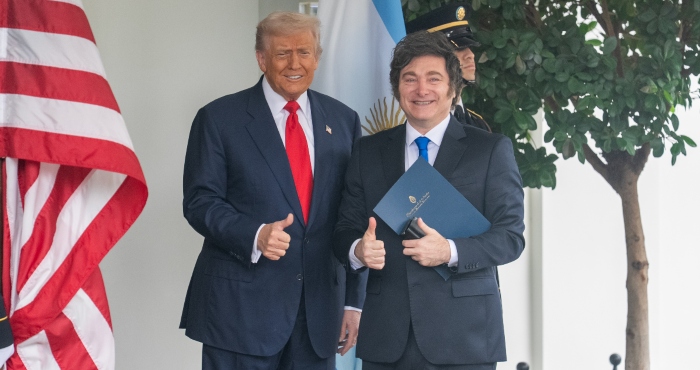 Trump and Javier Milei