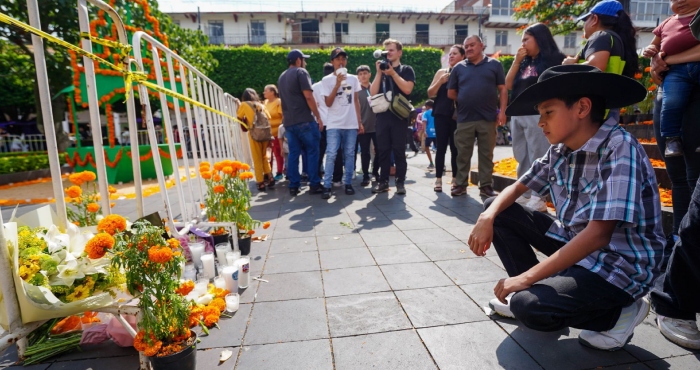 Uruapan despide al Alcalde Carlos Manzo Rodríguez.