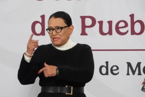 Rosa Icela destacó que van poco más de 90 mil mexicanos repatriados que son afiliados al IMSS este año.