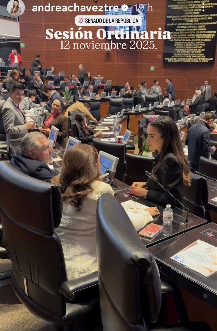 Andrea Chávez, Senadora de la República. Foto: Cuartoscuro