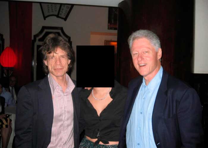 FOTOS ¬ Clinton en jacuzzi. Mick Jagger, Michael Jackson. Y Epstein: sueltan achivos