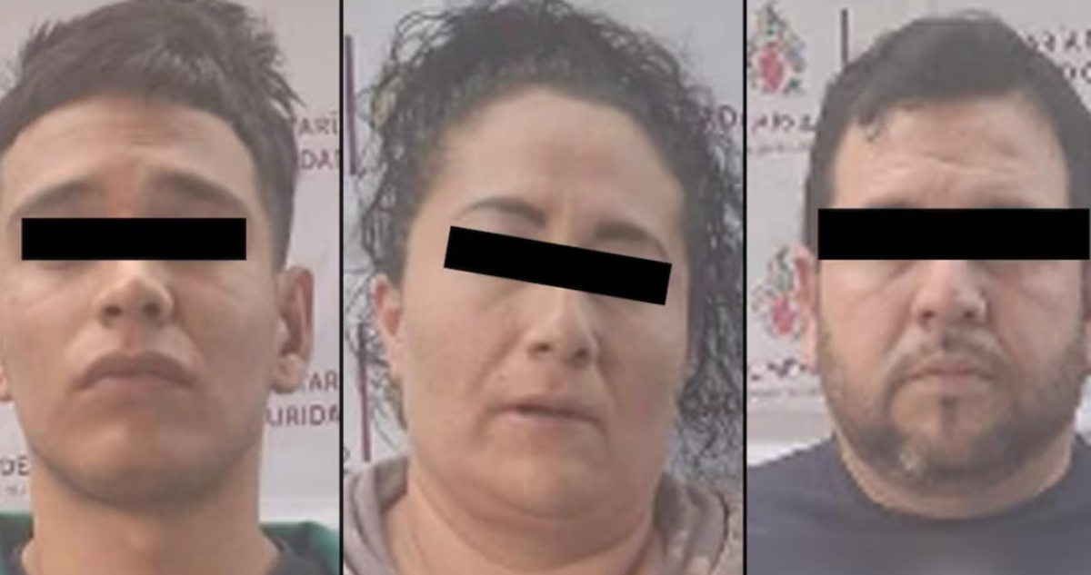 La SSC detuvo a una mujer y a dos hombres en la Alcaldía Gustavo A. Madero, quienes están presuntamente relacionados con distintos robos a casa habitación.