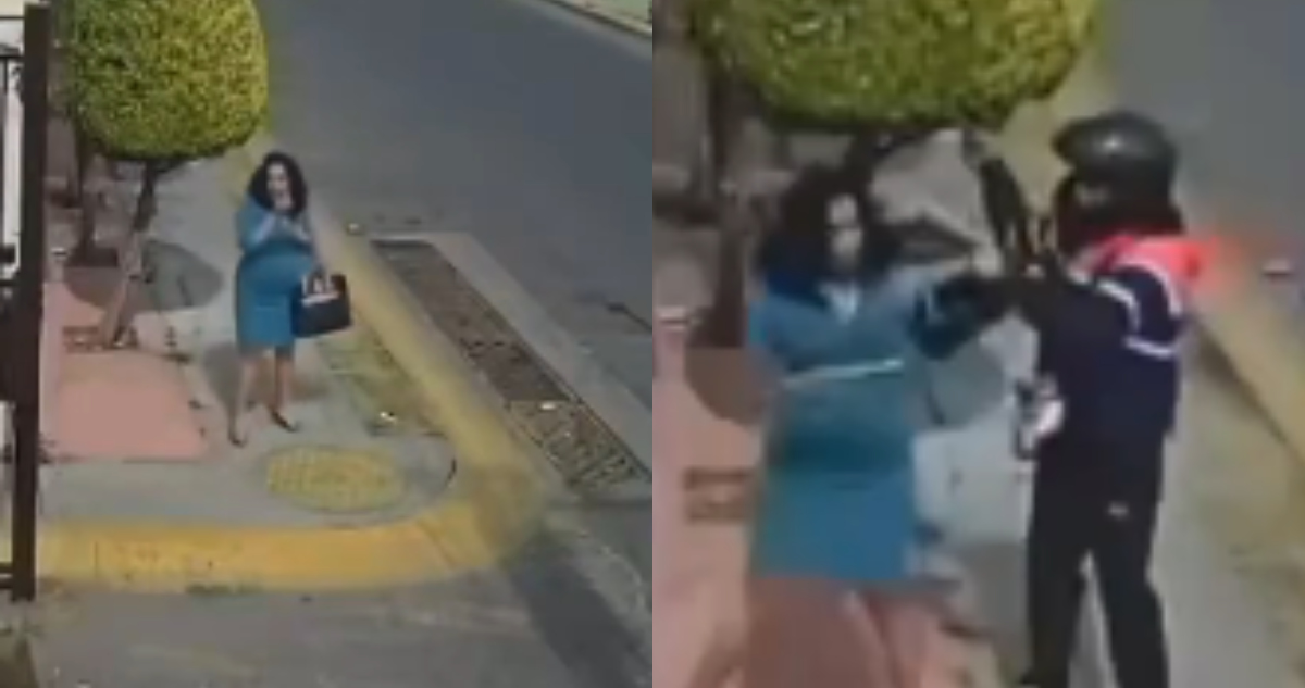 VIDEO ¬ Mujer sufre asalto tras retirar 70 mil pesos en Ecatepec