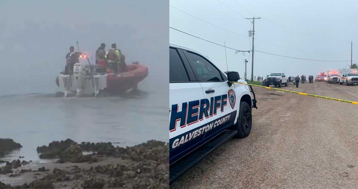 Un avión de la Marina se estrella en Galveston, Texas; confirman muerte de 2 personas