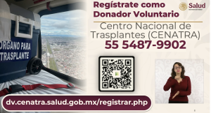 ¿Cómo convertirse en donador de órganos? Ingresa al sitio web o llama al teléfono de la imagen.