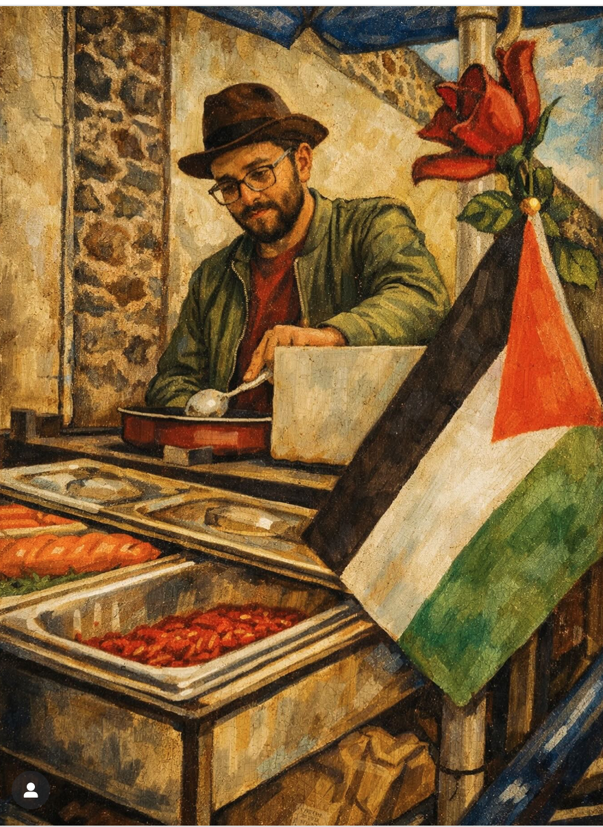 Fadi y su familia son refugiados palestinos en méxico. Foto: Instragra @hijo.de.palestina