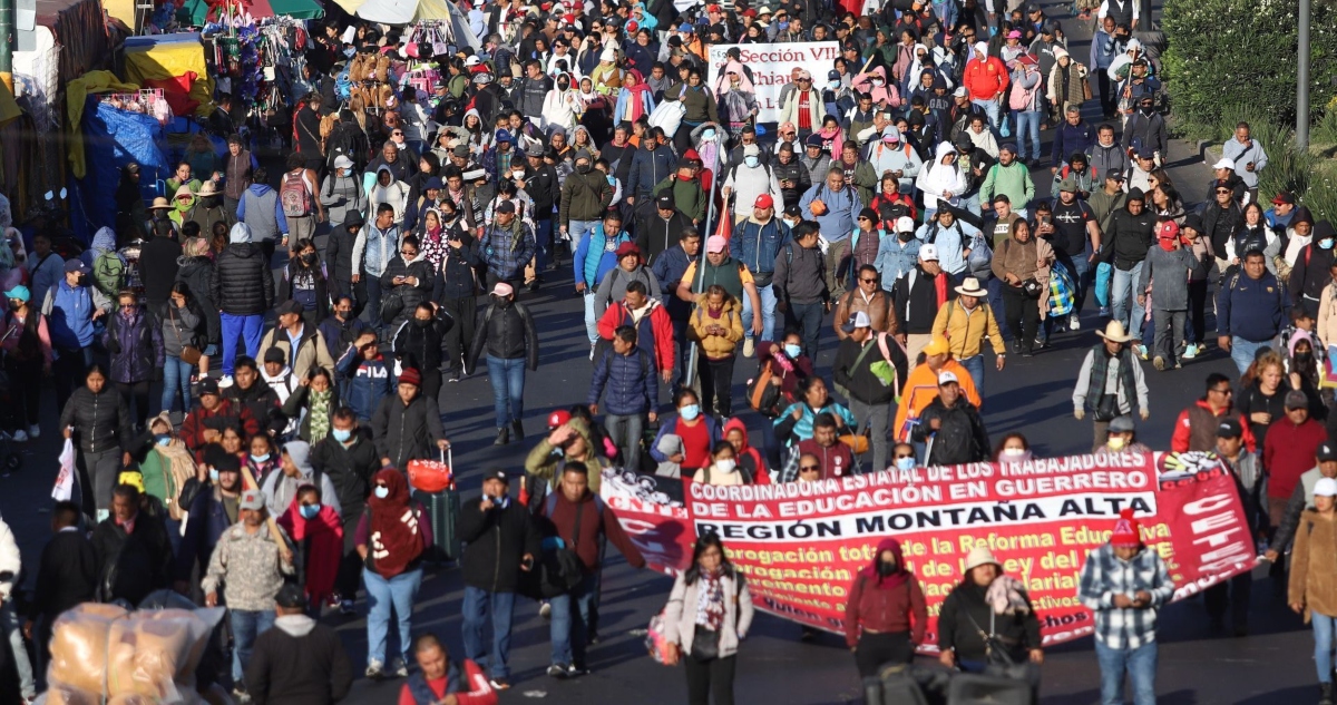La CNTE conmemora 46 años de lucha social y resistencia.