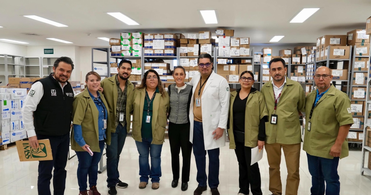 La Presidenta Claudia Sheinbaum realizó una visita sorpresa al Hospital Regional No. 2 del Instituto Mexicano del Seguro Social (IMSS) en Ciudad Juárez.