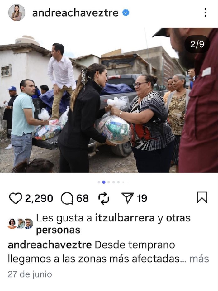 Andrea Chávez, Senadora de la República. Foto: Cuartoscuro