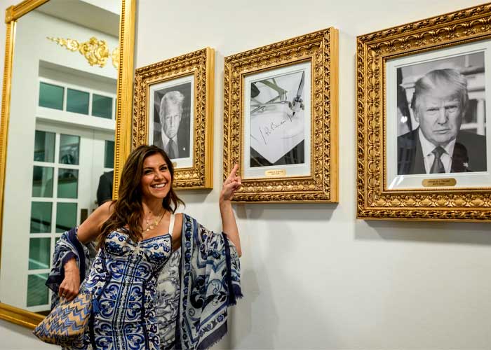 El ego de Trump toca visas, monedas y hasta instituciones: pone su nombre, o su cara