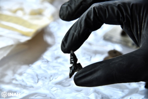 Los elementos encontrados están asociados a la última ocupación de Tlatelolco; fueron encontrados en la actual La Lagunilla por el INAH.