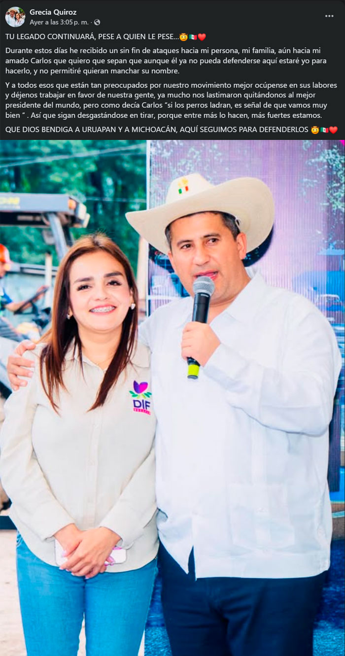 Grecia Quiroz reacciona a los ataques en su contra