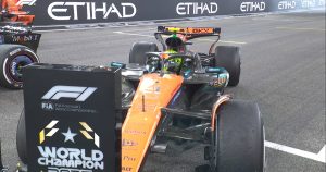 Lando Norris (McLaren) se ha proclamado campeón del mundo de Fórmula 1 por primera vez en su carrera después de terminar tercero en el Gran Premio de Abu Dabi.