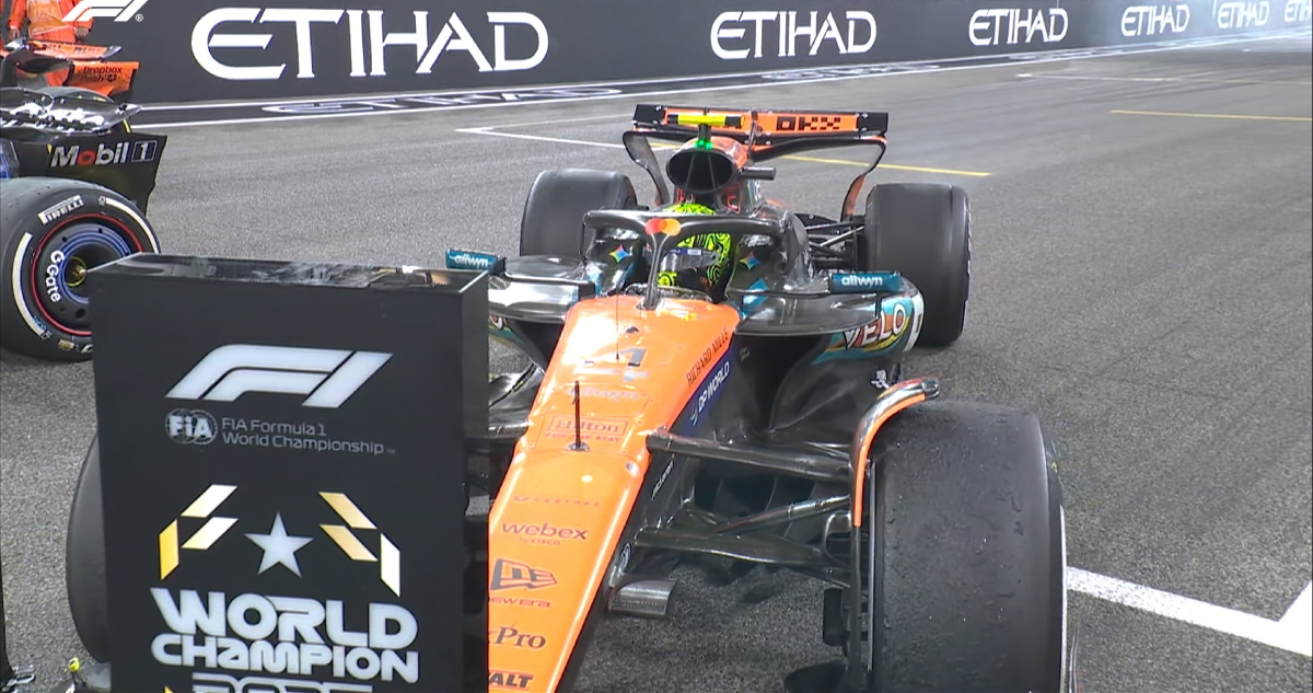 Lando Norris (McLaren) se ha proclamado campeón del mundo de Fórmula 1 por primera vez en su carrera después de terminar tercero en el Gran Premio de Abu Dabi.