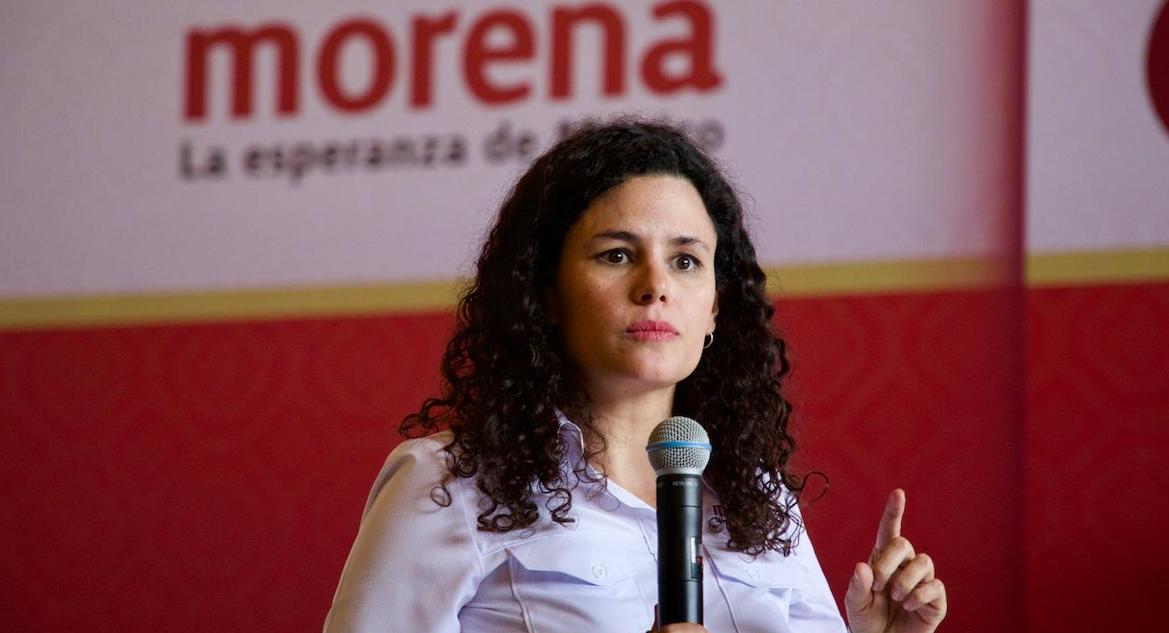 Luisa Alcalde, dirigente de Morena, se pronunció contra las reformas que buscan obligar a postular sólo a mujeres como candidatas a gubernaturas.