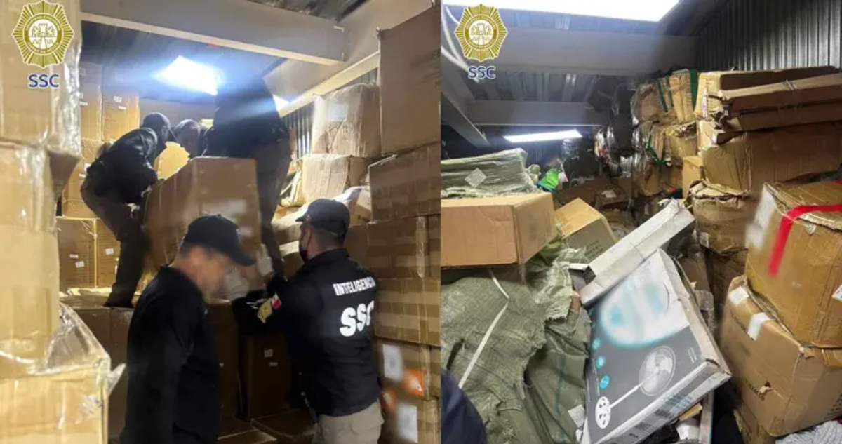 La SSC-CdMx realiza nueve cateos en la Miguel Hidalgo; recupera mercancía robada.