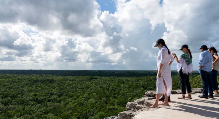 Pirámide selva maya