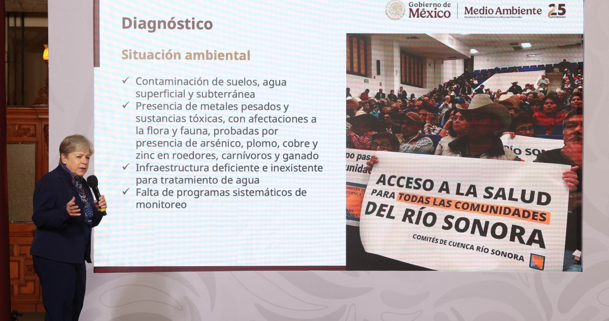 El Gobierno de México presentó el Plan de Justicia de Cananea y el Plan ambiental para el Río Sonora.