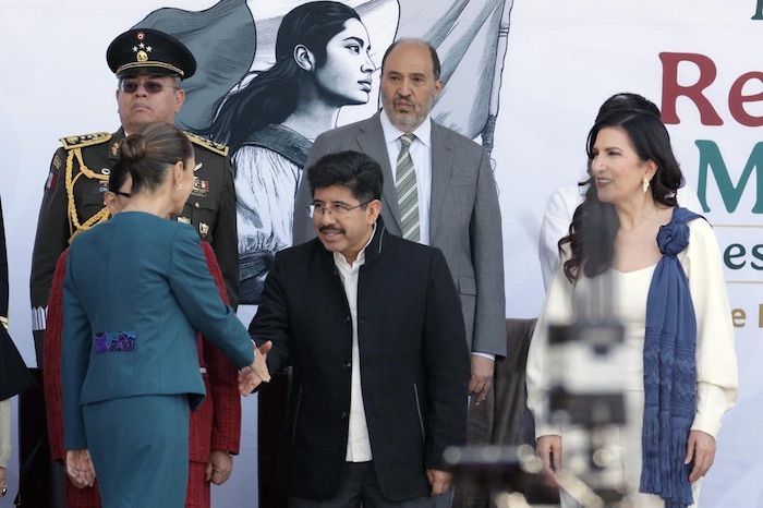 Sheinbaum y Hugo Aguilar