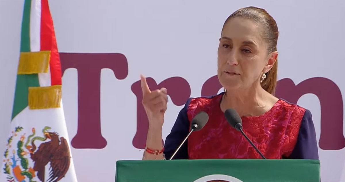 Sheinbaum en el Zócalo