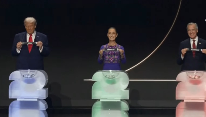 Inicia el sorteo del Mundial 2026.