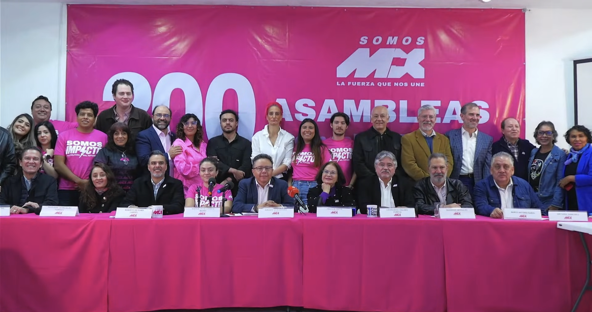 La agrupación Somos Mx ya rebasó las 200 asambleas distritales que pide el INE para conformar un partido político.