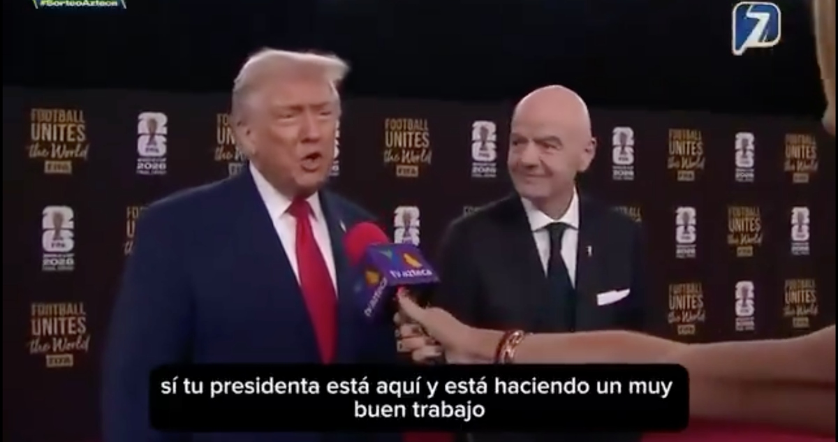 Trump elogió a Sheinbaum durante una entrevista realizada por TV Azteca.