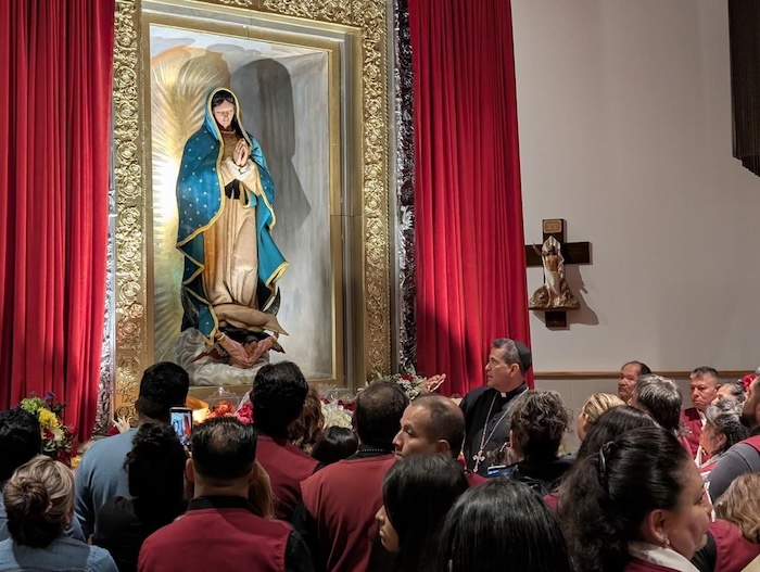 Nuestra Madre Peregrina es una obra de arte con profundas raíces de fe y cultura mexicana que ha iniciado un periplo por Estados Unidos.