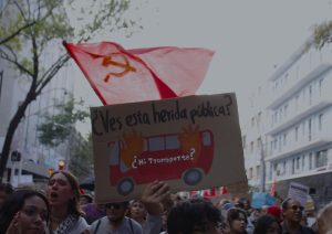 Marcha contra el tarifazo en Guadalajara, Jalisco. Foto: Unión Juvenil Revolucionaria de México (UJRM).
