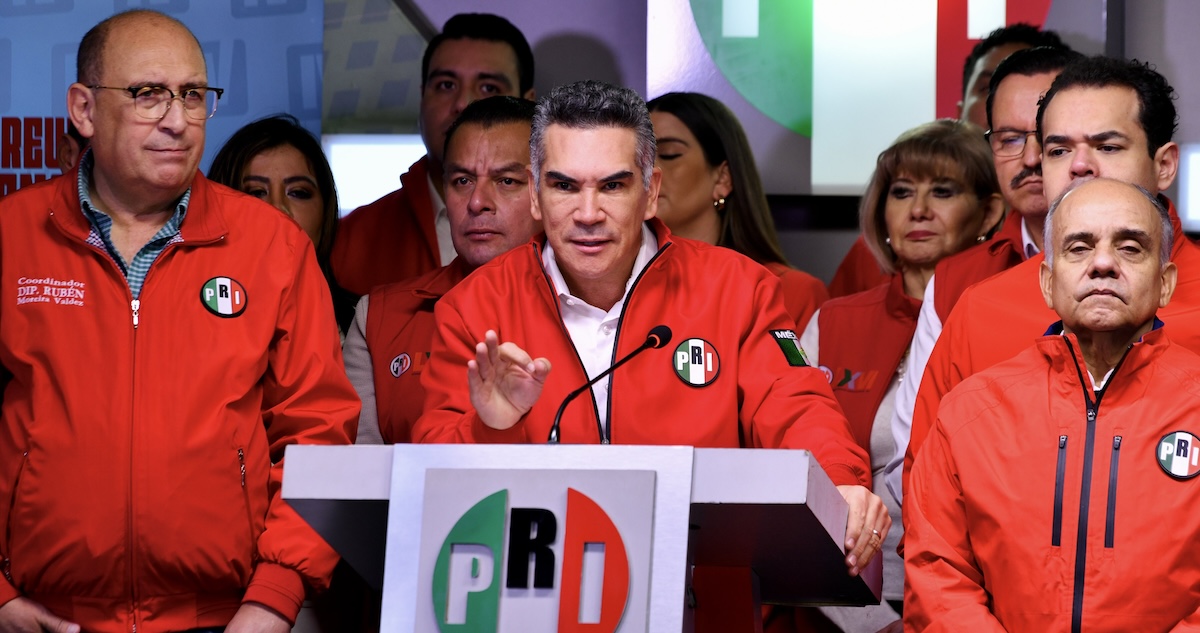 El líder del PRI, Alejandro "Alito" Moreno, afirmó que el tricolor respalda la intervención de tropas de Estados Unidos en México para combatir a los cárteles.