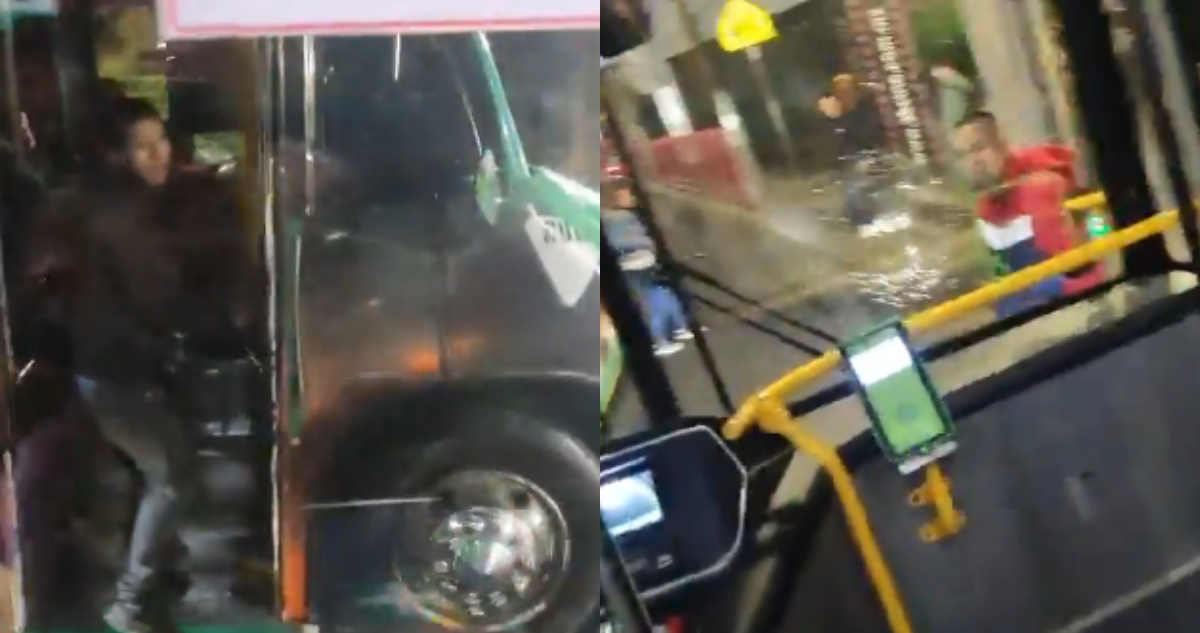 VIDEO ¬ Operador de Ruta 41 golpea y amenaza a camión de RTP.