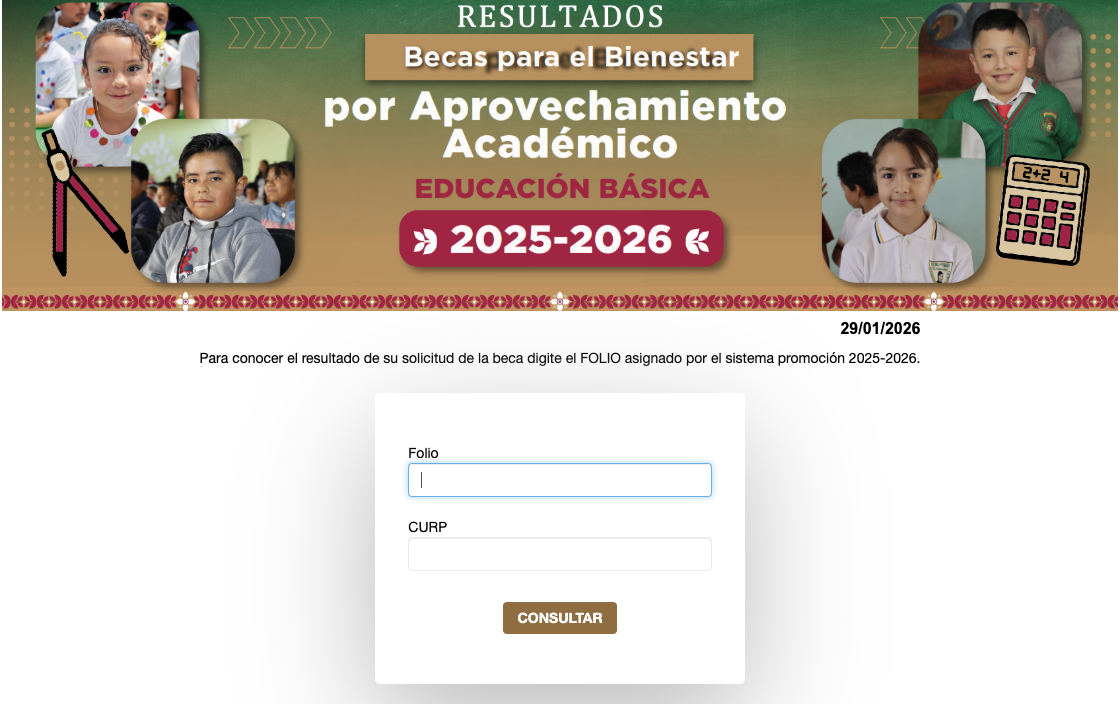 Beca para el Bienestar por Aprovechamiento Académico.