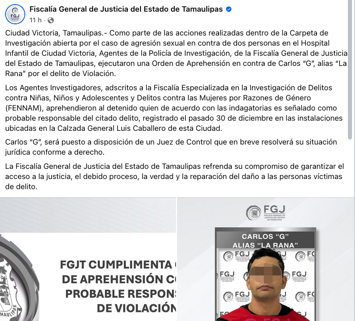 Detienen a exboxeador por presunta violación contra dos médicas en Tamaulipas.