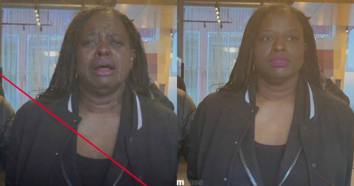 La Casa Blanca alteró digitalmente la imagen de una manifestante, opositora de Donald Trump, que interrumpió un servicio religioso en Minnesota.