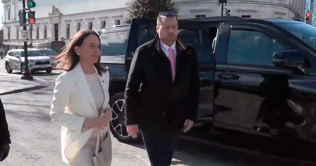 María Corina Machado se reúne en la Casa Blanca con Donald Trump