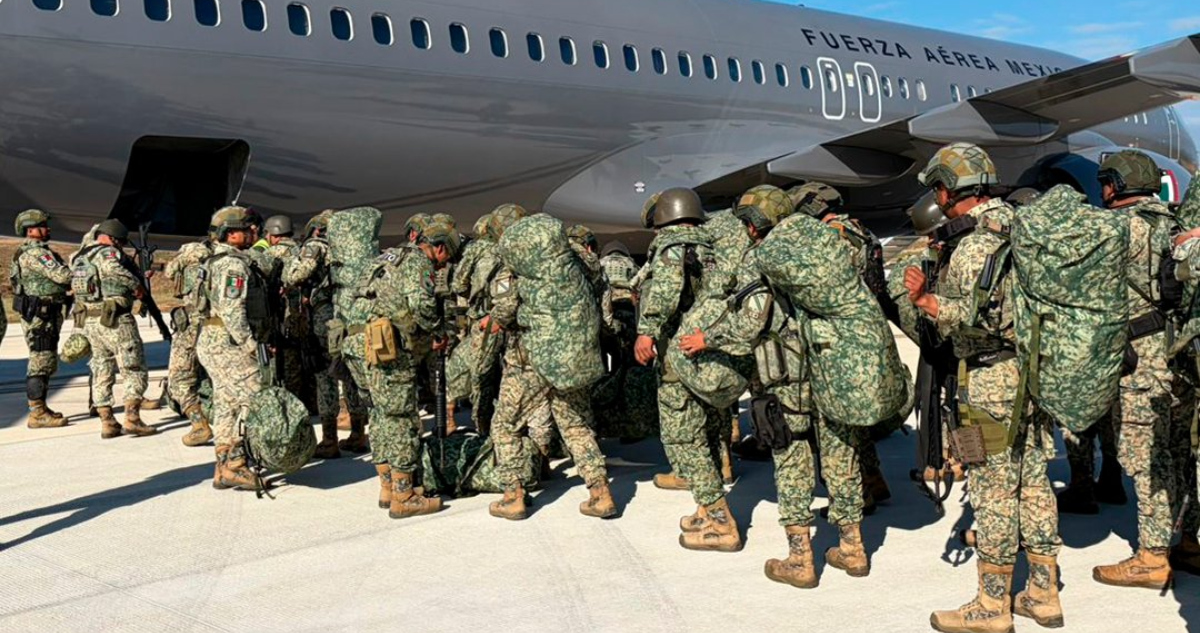 Defensa refuerza la seguridad en Sinaloa con mil 600 efectivos adicionales.