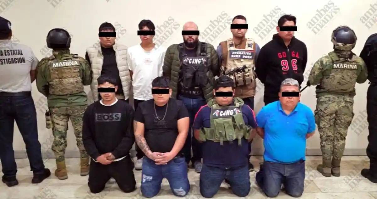 Detienen a nueve integrantes de La Operativa Barredora en Tecamachalco.