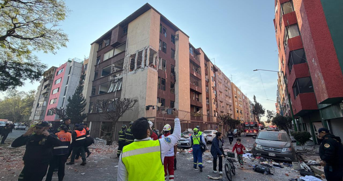 Explosión en Coyoacán.