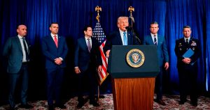 Trump prometió reembolsos a empresas petroleras que reconstruyan la infraestructura de Venezuela.