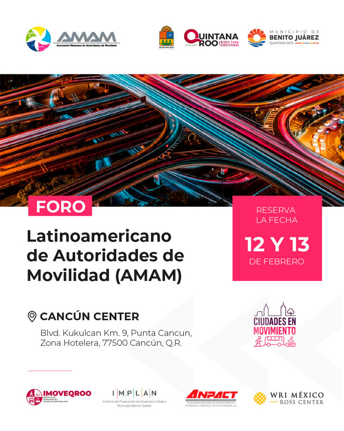 Quintana Roo será sede del Foro Latinoamericano de Autoridades de Movilidad 2026