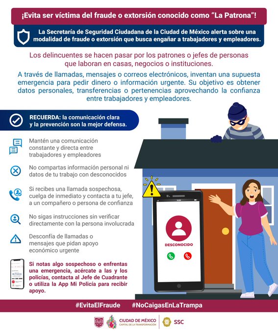 SSC ALERTA LA PATRONA