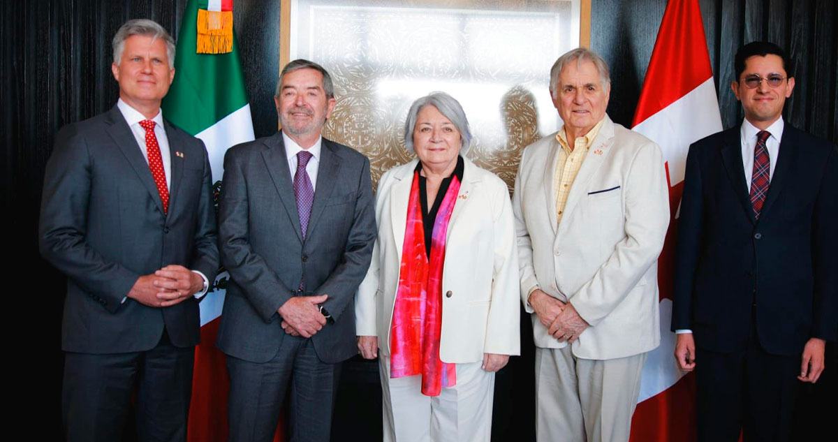 Mary Simon, Gobernadora general de Canadá, arriba a México
