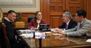 Claudia Sheinbaum Pardo (CSP) informó que tuvo "una muy buena conversación" con Trump, quien le ofreció ayuda con sus "fuerzas" para combatir a los cárteles.