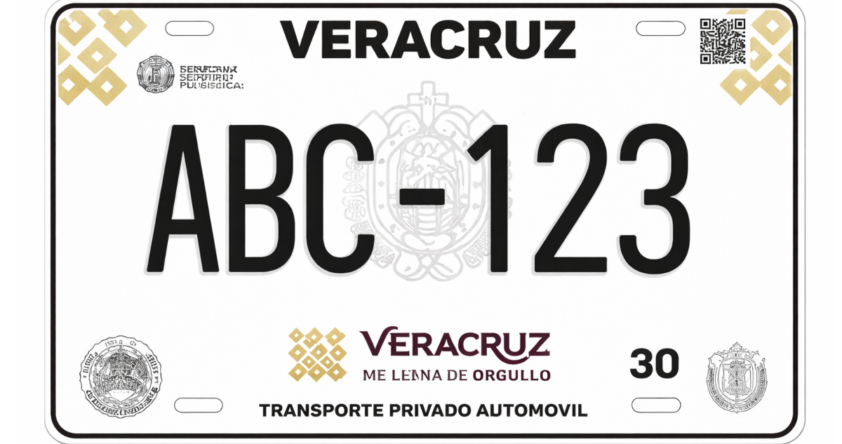 Placas Veracruz 2026