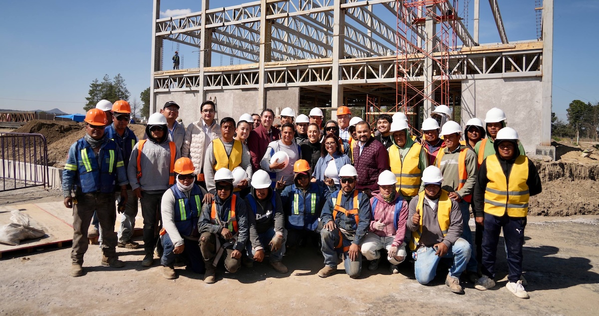 La Presidenta Sheinbaum visitó Tlaxcala para supervisar las obras del Polo de Desarrollo Económico para el Bienestar que se construye en Huamantla.