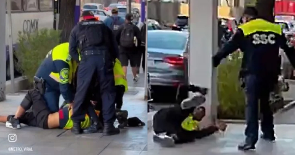 Las autoridades capitalinas informaron que ya abrieron una investigación para indagar la actuación del oficial involucrado, quien ya fue identificado y deberá rendir su declaración como parte del proceso.