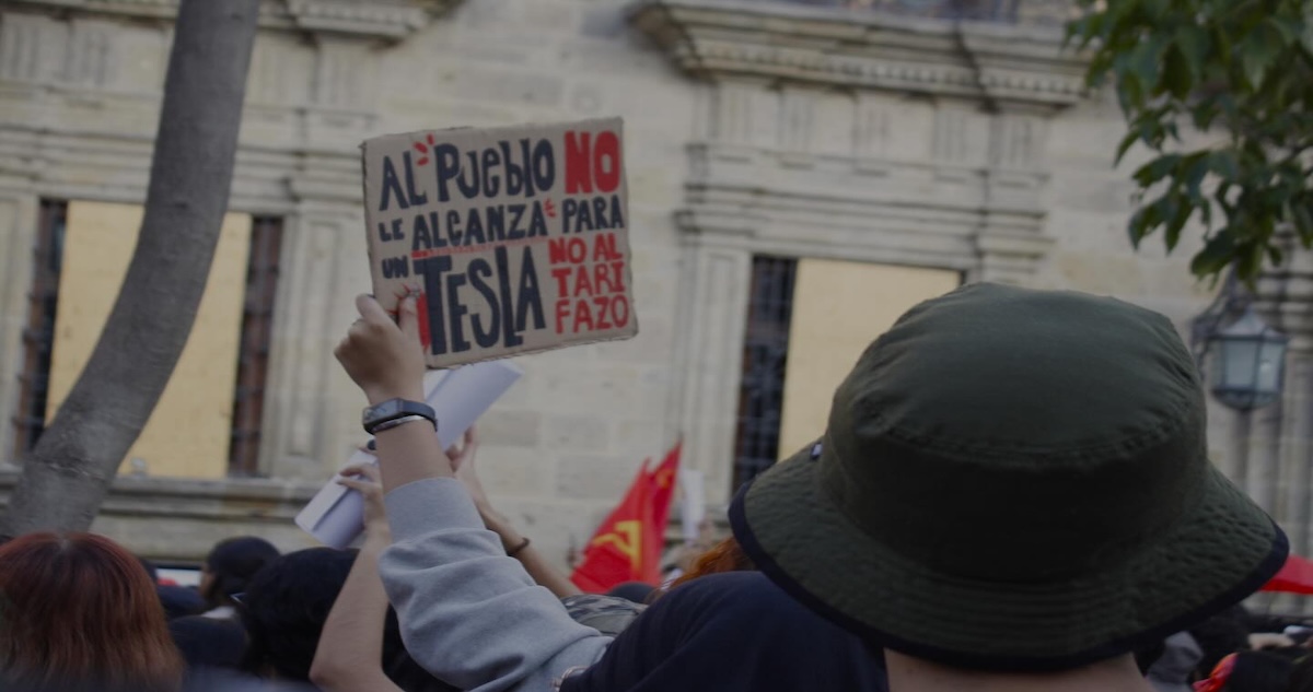 Marcha contra el tarifazo. Foto: UJRM Jalisco.