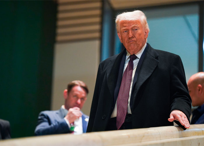 Donald Trump llegó ayer a Davos, Suiza. Dijo que quería Groenlandia por razones de seguridad. Acusó a Dinamarca de no estar a la altura para defender el Ártico.